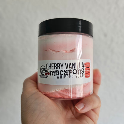 Cherry Vanilla Macaron Whip/Scrub